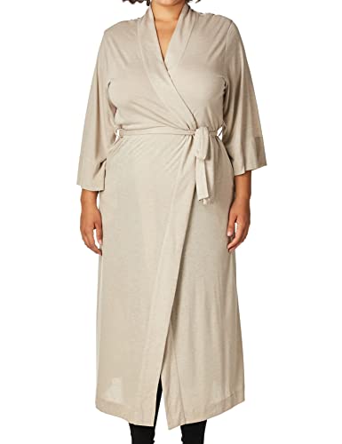 Natori Women's Shangri-la Solid Knit Robe, Cashmere, Large