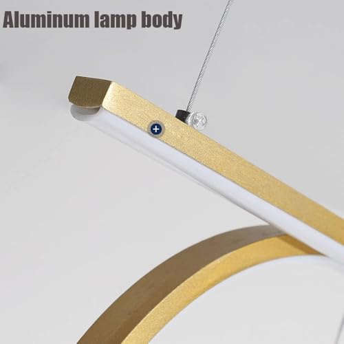 Lampe suspendue de chevet à intensité variable et hauteur ajustable - 7