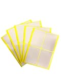 Superficies aplicables: las etiquetas adhesivas en blanco se pegarán firmemente a las superficies lisas de metal, papel, cartón, vidrio, plástico, madera o cualquier otra superficie plana y limpia