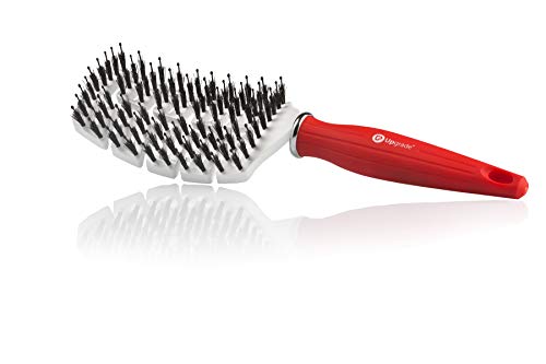 Upgrade - Spazzola Ventilata Lisciante WindBrushDry per Capelli Asciutti - Setole Naturali