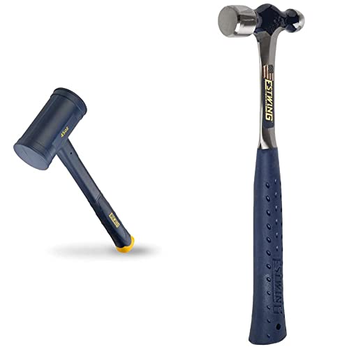 Estwing Ccd45 45 Oz Compocast Hammer, Polyurethane Construction & Ball Peen Hammer - 16 Oz Metalworking Tool With Forged Steel Construction & Shock Reduction Grip - E3-16Bp, Blue #TOP27
