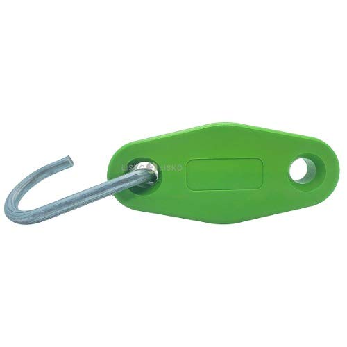 100pcs Esticador P/Fio Fe (drop) Fibra E Cabo Utp Verde