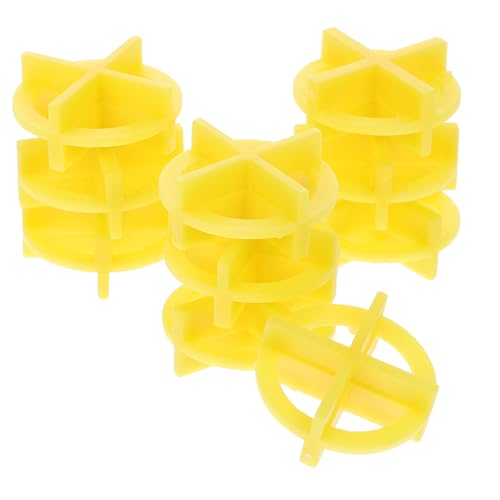 ETHZZLE 100pcs Tile Cross Spacers for Accurate Floor Tile Positioning Lightweight Ceramic Spacers for Easy Installation Kitchens and Living Rooms Material for Repeated Use