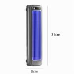 Petit climatiseur portable à 3 vitesses, montage mural, mini climatiseur rechargeable par USB, ventilateur électrique mural sans perçage, ventilateur de refroidissement d'air pour chambre à coucher