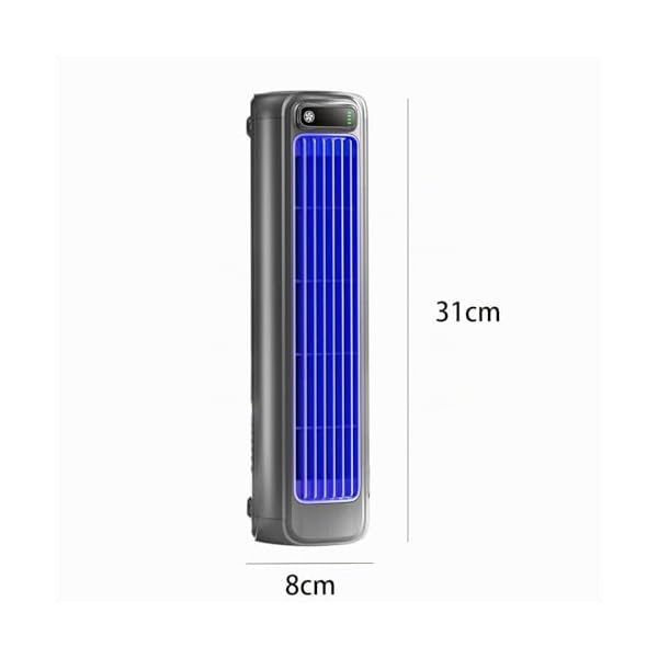 Petit climatiseur portable à 3 vitesses, montage mural, mini climatiseur rechargeable par USB, ventilateur électrique mural sans perçage, ventilateur de refroidissement d'air pour chambre à coucher