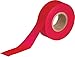 Brady Red Flagging Tape for Boundaries and Hazardous Areas - Non-Adhesive Tape, 1.188" Width, 300' Length (Pack of 1) - 58346