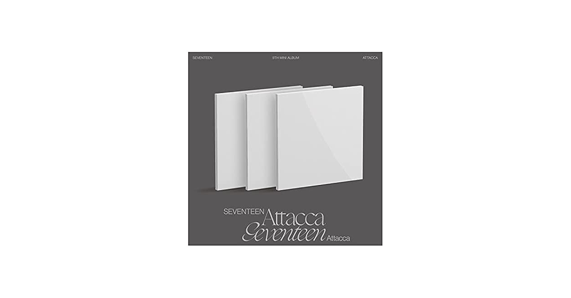 Seventeen Attacca 9th Mini Album 3 Version Set CD+1p Poster+