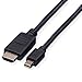 Produktbild ROLINE Mini DisplayPort Kabel, Mini DP-HDTV, ST/ST, schwarz, 3,0 m