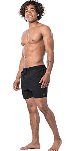 Rip Curl Offset 15 Volley Bañadores, Negro, XX-Large Unisex Adulto