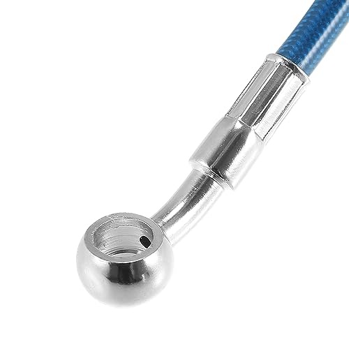 Manguera de freno hidráulico moto acero inoxidable azul para recambio 6