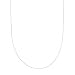 Collier robuste avec chaîne en corde en or blanc massif 10K 16 "0.9mm - 0