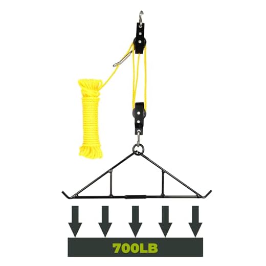 Highwild Game Hanging Gambrel & Hoist Kit with Pulleys & Rope - 600 lbs