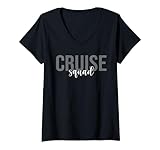 Photo Gallery donna cruise squad crociera vacanza crociera barca da crociera maglietta con collo a v Photo Gallery donna cruise squad crociera vacanza crociera barca da crociera maglietta con collo a v