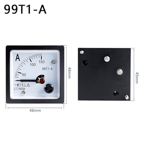 Jauge ampèremètre de courant 99T1 boîtier robuste pour tableau - 4