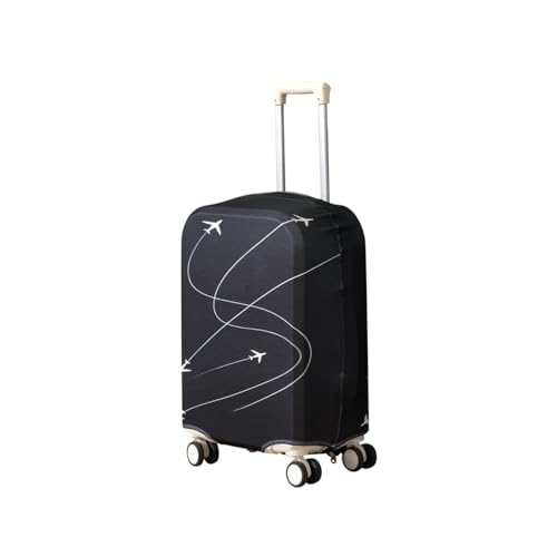 Image of HOKIPO Suitcase Covers for Trolley Suitcase, 220gsm Durable and Washable, Small (18-19inch) - Flight Path (AR-6343-D17)