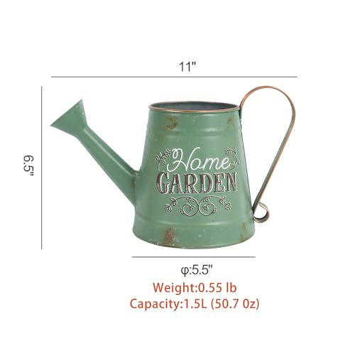Z² BellaDecor Regador Pequeno de Metal, Regador Bonito para Plantas de Interior, Regador de Jardim p