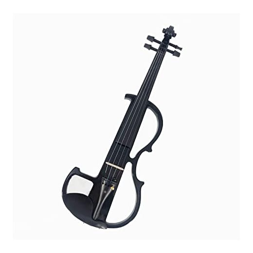 TSTS 4/4 Size Beginner Electro-Acoustic Electronic Violin Professional Performance String Instrument Set Adults Violins
