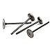 Intake & Exhaust Valves and Seal For Polaris Predator 500 2003-2007 Outlaw 500 2006-2007 3087982 3087981