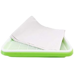 Pack of 150 pcs Germinating Growing Paper Seed Sprouter Vegetable Microgreens Planting Paper 7.8″ x 11.4″. Fit for Plant Germination Tray (13.4″x 9.8″) Trays NOT Included