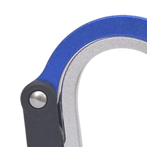 Image of Milageto Carabiner Clip and Hook Multifunctional Keyring Clip Strong Clip Buckle Bag, Purse, Backpack Hanger for Camping Outdoor Activities Travel
