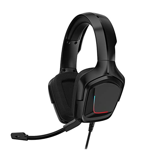 lifcasual K20 Fone de ouvido com fio de jogos de 3.5 mm Fones de ouvido com som surround sobre a ore