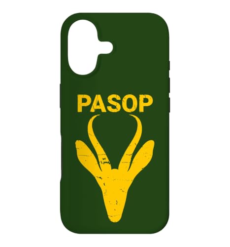 Pasop Springbok Warning Sign Funny Afrikaans Rugby Supporter Case for iPhone 17