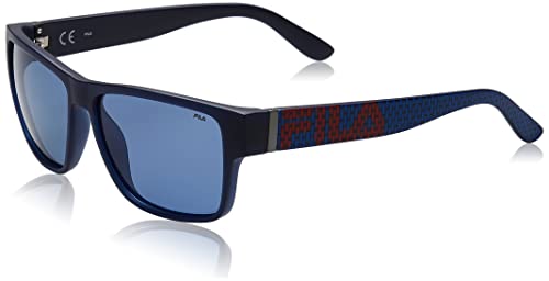 FILA SFI006 Gafas, Matt Full Blue, 57 para Hombre
