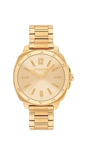Coach montre quartz femme : l'accessoire en acier inoxydable idéal du bureau aux soirées