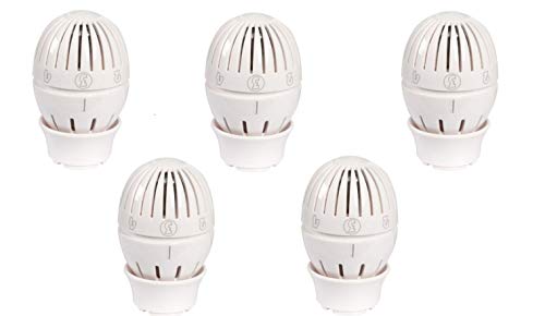 Set 6 Testine Termostatiche M30x1.5 - Controllo Temperatura Radiatori Per Casa E Ufficio - Foto 1