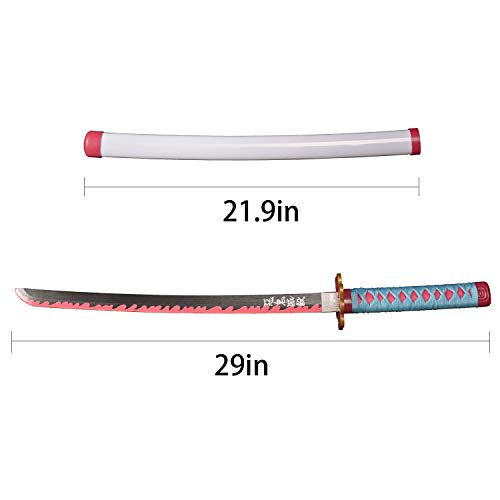 Sv Handmade Anime Sword Cosplay Sword, Demon Slayer Sword-Kanroji Mitsuri Sword 31 Inches #TOP1