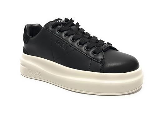 GUESS ELBINA; ELBINA Baskets pour Femme, Noir, 40 EU