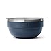 YETI Rambler Bowl, Vacuum Insulated, Stackable and Nestable Stainless Steel Bowl with Lid, 2 Quart, Navy