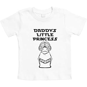Daddy’s Little Princess Papas Prinses Unisex Baby T-Shirt Gr. 66-93