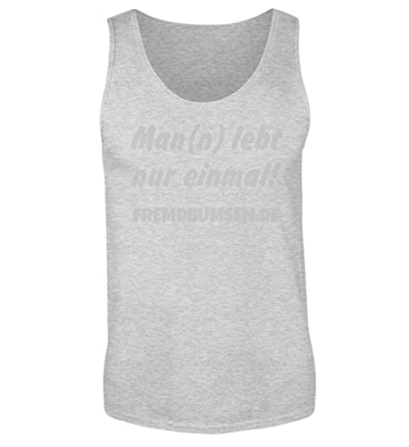 Camiseta de tirantes gris para entrenar y relajarse en casa