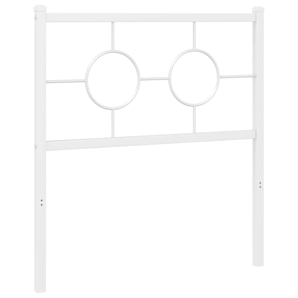 SYDE Cabecero de Repuesto de Acero Blanco 75 cm