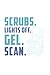 Produktbild Scrubs. Lights Off. Gel. Scan.: 120 Pages I 6x9 I College Ruled Lined Paper I Funny Ultrasound Tech & Medical Diagnostic Gifts