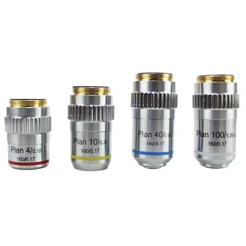 Objectif achromatique Plan 40X pour microscope biologique en métal - 2