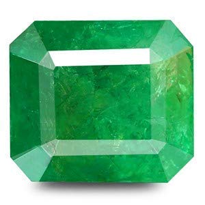 Émeraude zambienne naturelle vert 11,25 carats pour création de bijou homme et femme