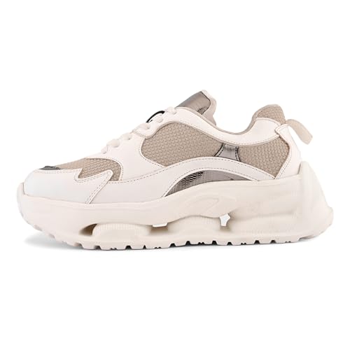Image of Centrino Women's Sneakers |Strong Grip,Thick Laces,Cushioned Insoles | Lightweight Cool Colour Design & Stylish Look for Casual Wear,Travel,College & Everyday Use Outfits for Woman /Girls /Ladies(9346)