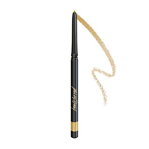 Beauty For Real I-Line 24-7 Eyeliner, 24 Karat - Metallic Gold - Long-Wearing, Waterproof Gel Formula - Safe for Sensitive Eyes & Contact Lens Wearers - 0.01 oz