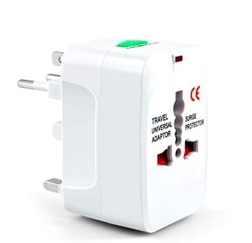 AE-ZONEUniversal Travel Adapter, Worldwide All Over 150 International Countries with LED & Child Safety Shutter-Universal Socket Compatible in UK, Europe, USA, Australia, China, Japan & Thailand-image-18