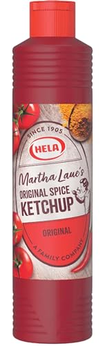Hela Martha Original Curry Ketchup Sauce 800 Milliliters - German Condiment Crafted with Premium Ingredients - Versatile Flavor Enhancer for Grilling Dipping Marinating