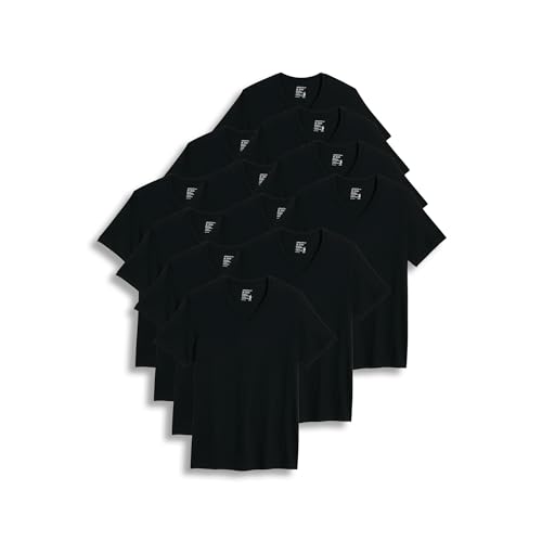 Jockey Men's Undershirt Big & Tall Classic V-Neck Undershirt - 12 Pack