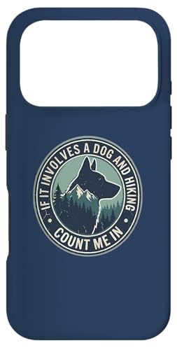 If It Involves A Dog and Hiking Count Me | �ʔ����n�C�L���O �X�}�z�P�[�X iPhone 17 Pro �p