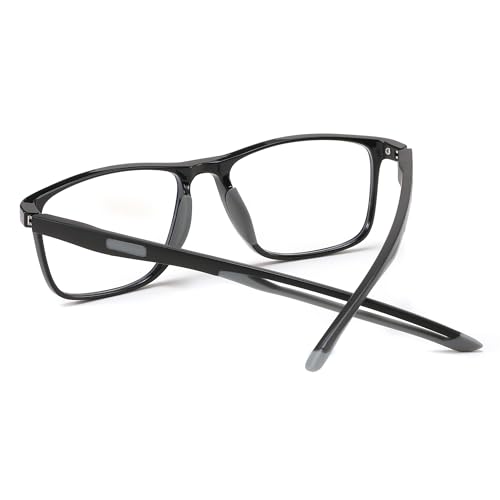 Image of FEISEDY Blue Light Glasses for Women Men TR90 Sports Ultra-Light Glasses Anti Glare UV Protection B0109