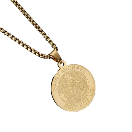 Pendentif pour hommes et femmes Saint Michel à porter au quotidien avec élégance
