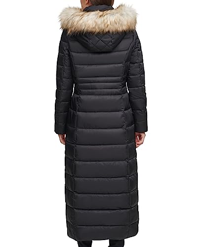 Kenneth Cole Women's Faux Fur-Trim Maxi Puffer4