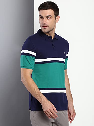 Image of Dennis Lingo Men's Cotton Solid Slim Fit T-Shirt