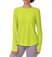 PINSPARK Soft Long Sleeve Shirts for Women Sun Protection Quick Dry Lightweight Athletic Shirts f...