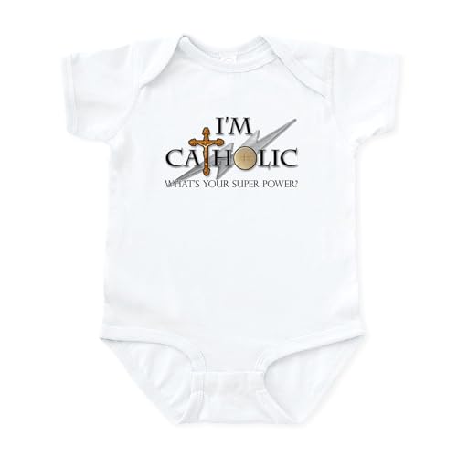CafePress Catholic Body Suit Cute Infant Bodysuit Baby Romper